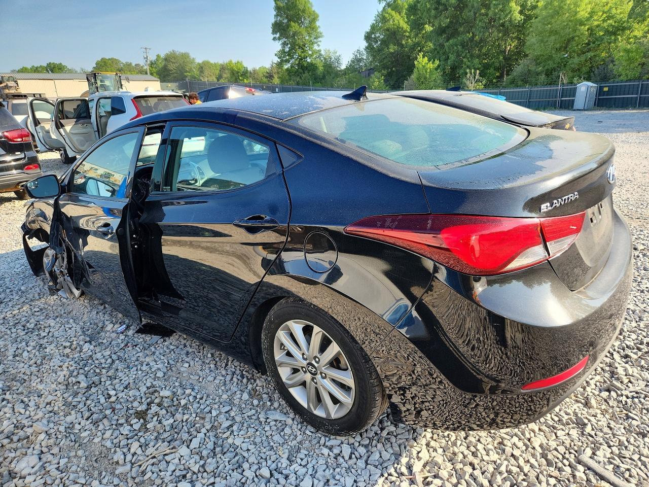 2015 Hyundai Elantra Se Black vin: 5NPDH4AE7FH638219