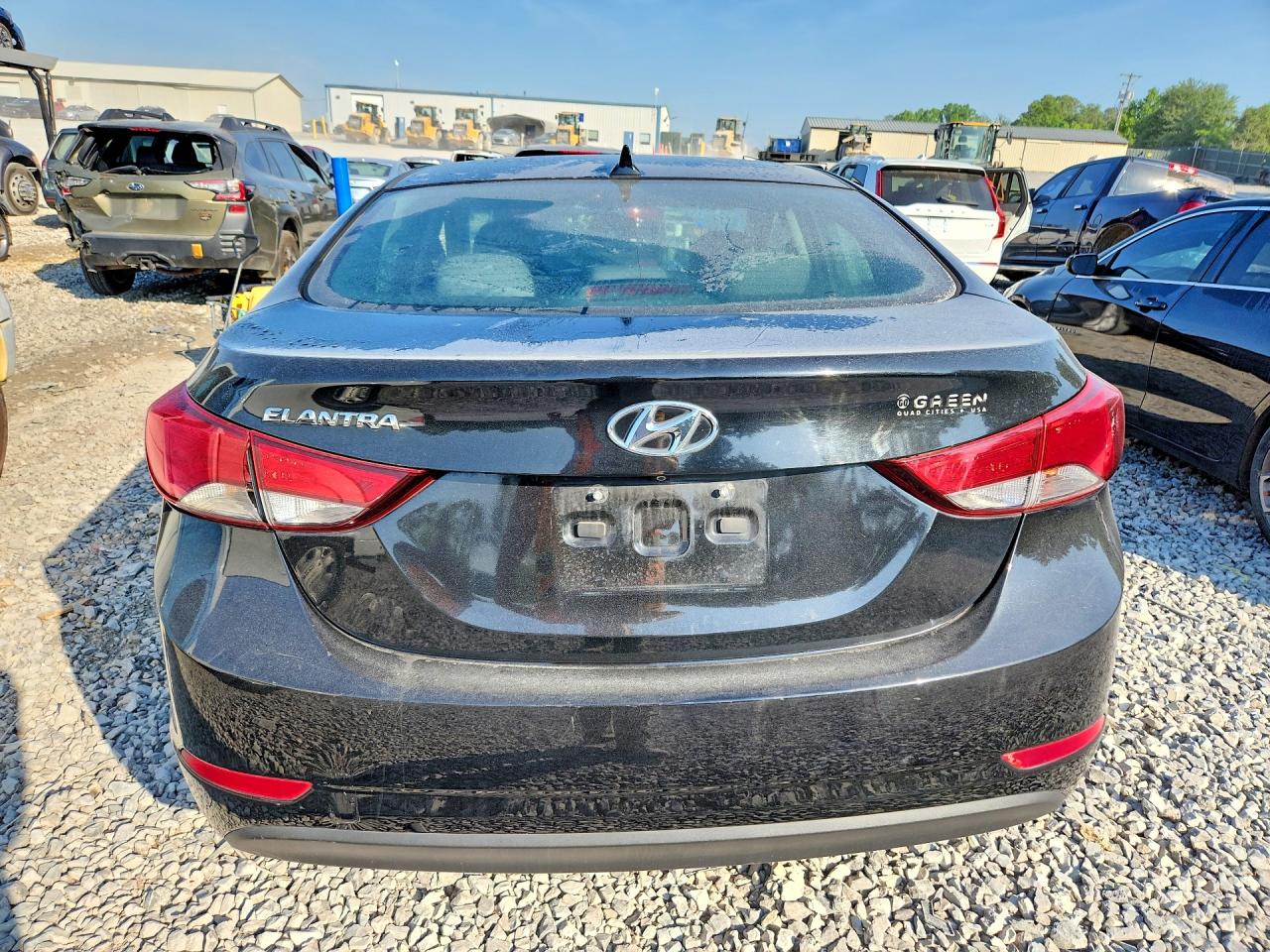 2015 Hyundai Elantra Se Black vin: 5NPDH4AE7FH638219