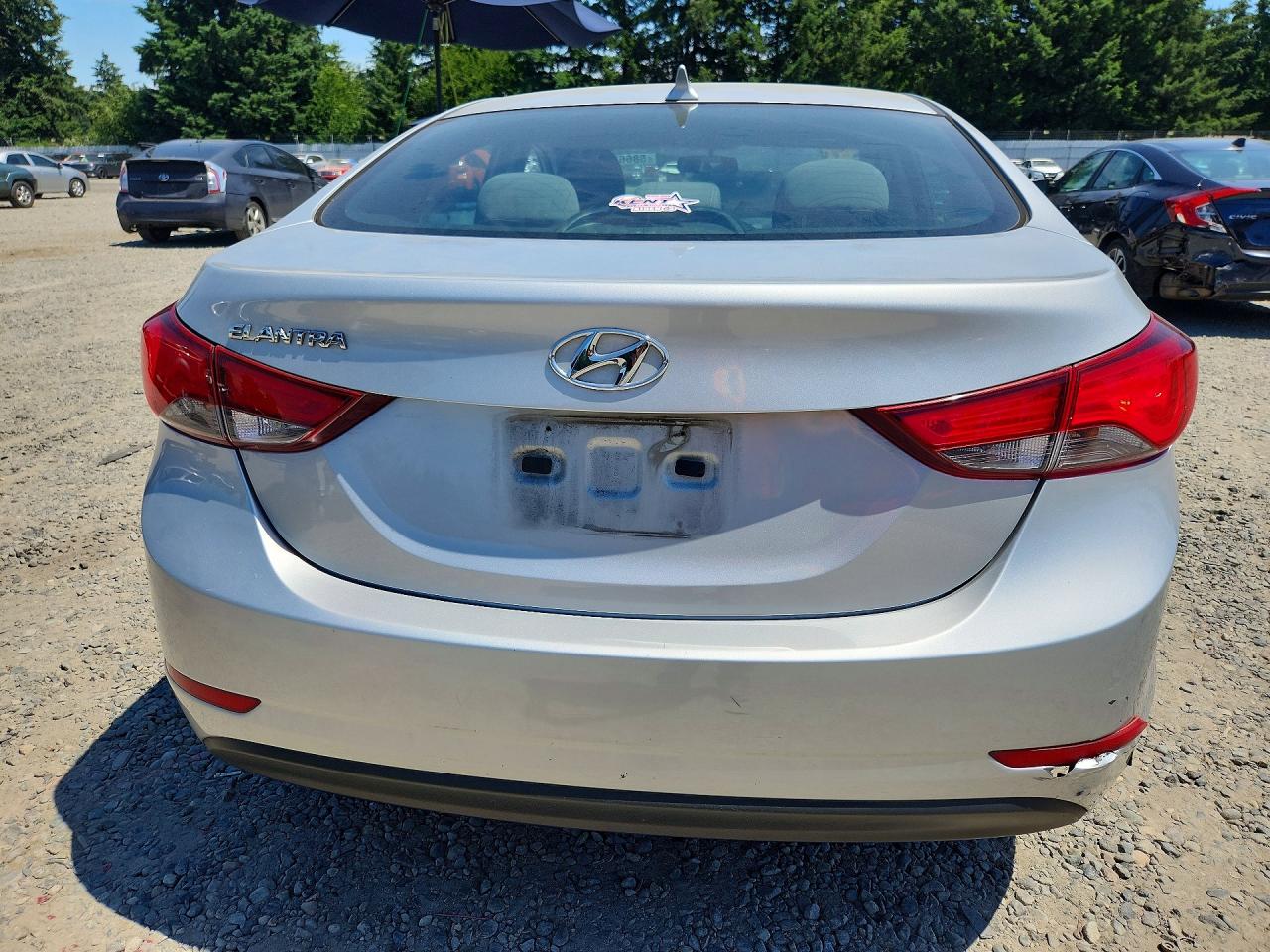 2015 Hyundai Elantra Se Silver vin: 5NPDH4AE7FH646191