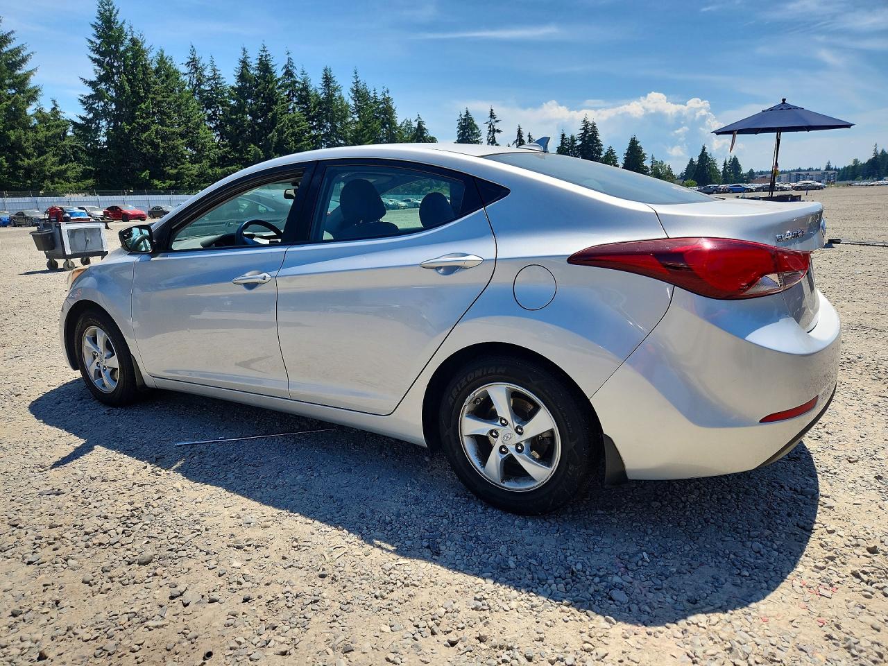 2015 Hyundai Elantra Se Silver vin: 5NPDH4AE7FH646191