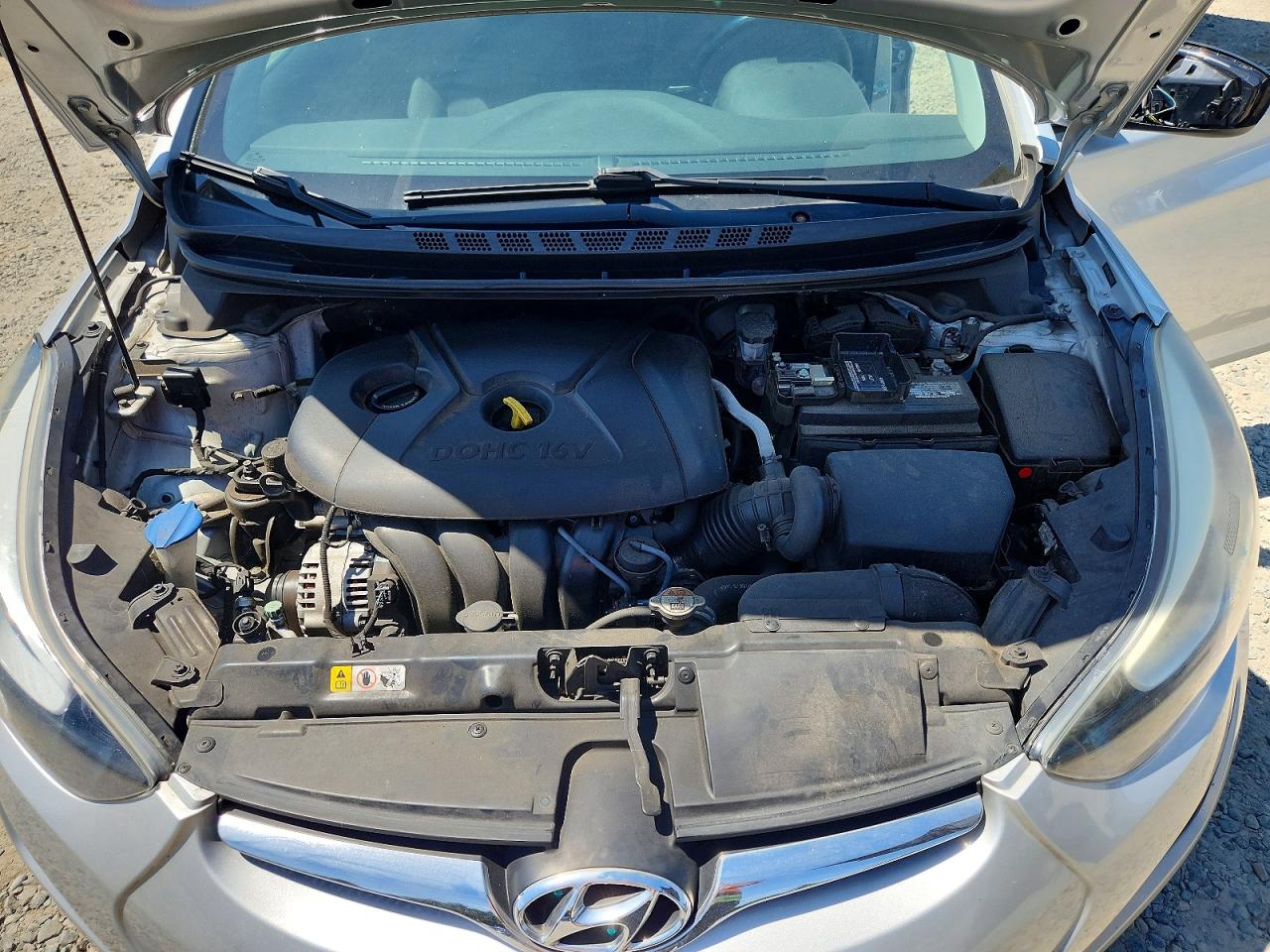 2015 Hyundai Elantra Se Silver vin: 5NPDH4AE7FH646191