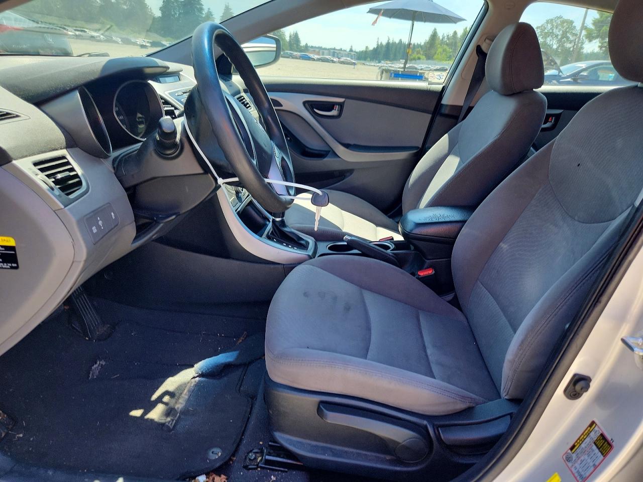 2015 Hyundai Elantra Se Silver vin: 5NPDH4AE7FH646191
