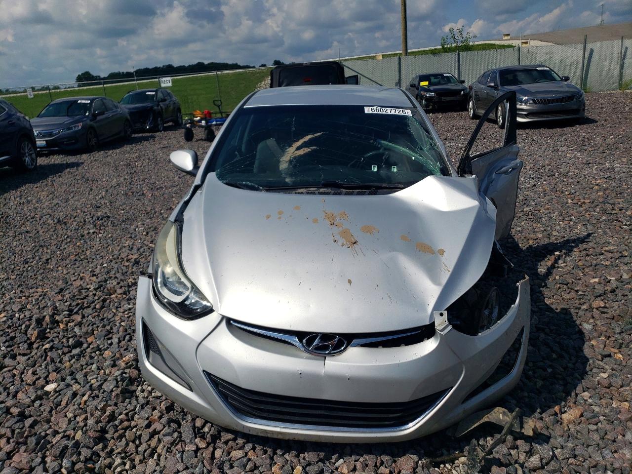 2015 Hyundai Elantra Se Серебряный vin: 5NPDH4AE7FH646398