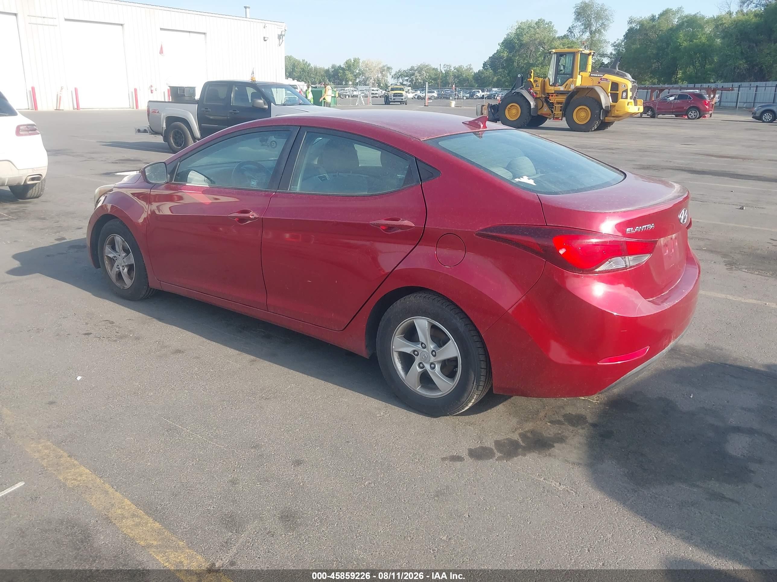 2015 Hyundai Elantra Se Темно-бордовый vin: 5NPDH4AE7FH647258