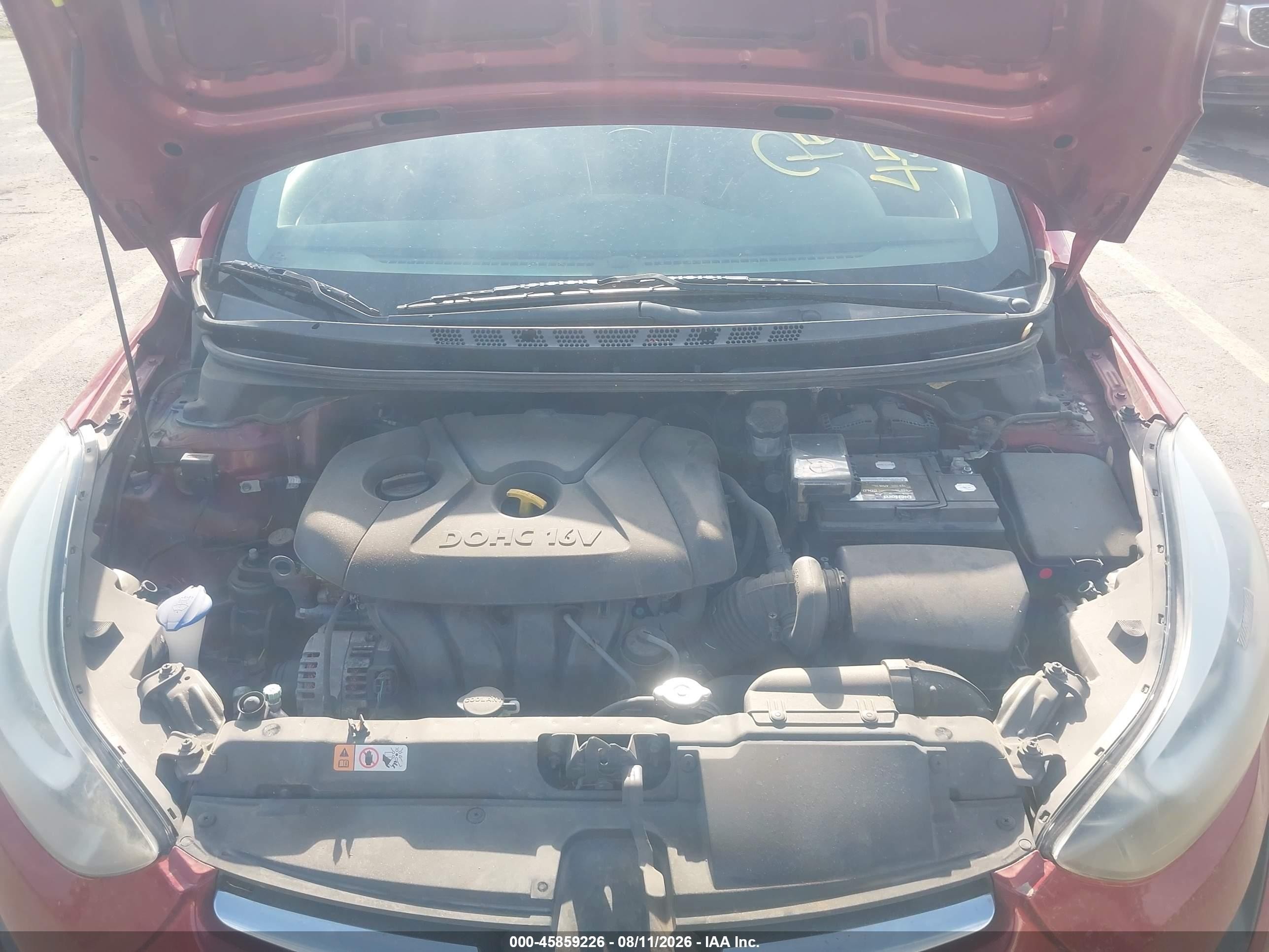 2015 Hyundai Elantra Se Темно-бордовый vin: 5NPDH4AE7FH647258