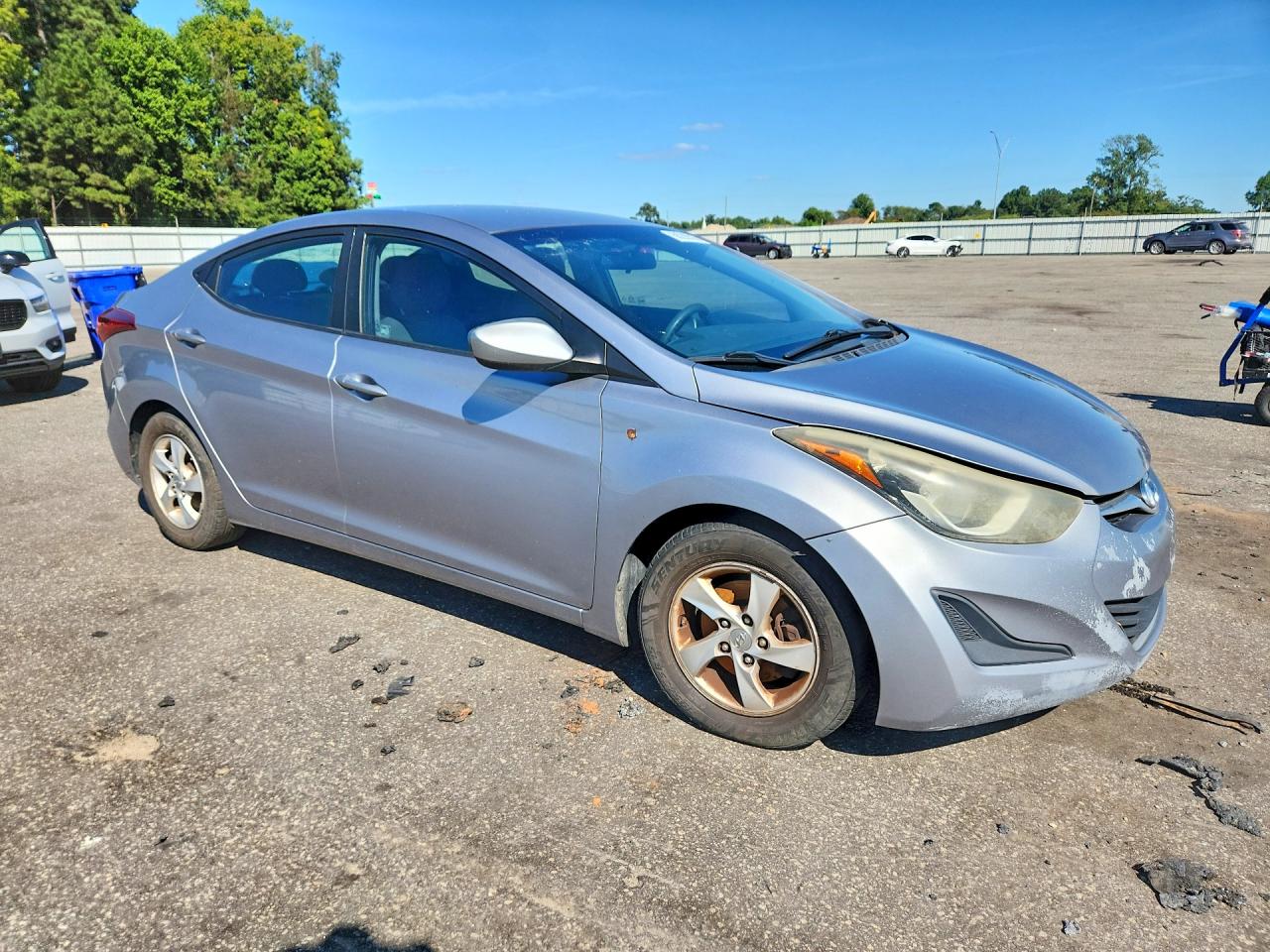 2015 Hyundai Elantra Se Silver vin: 5NPDH4AE7FH650564