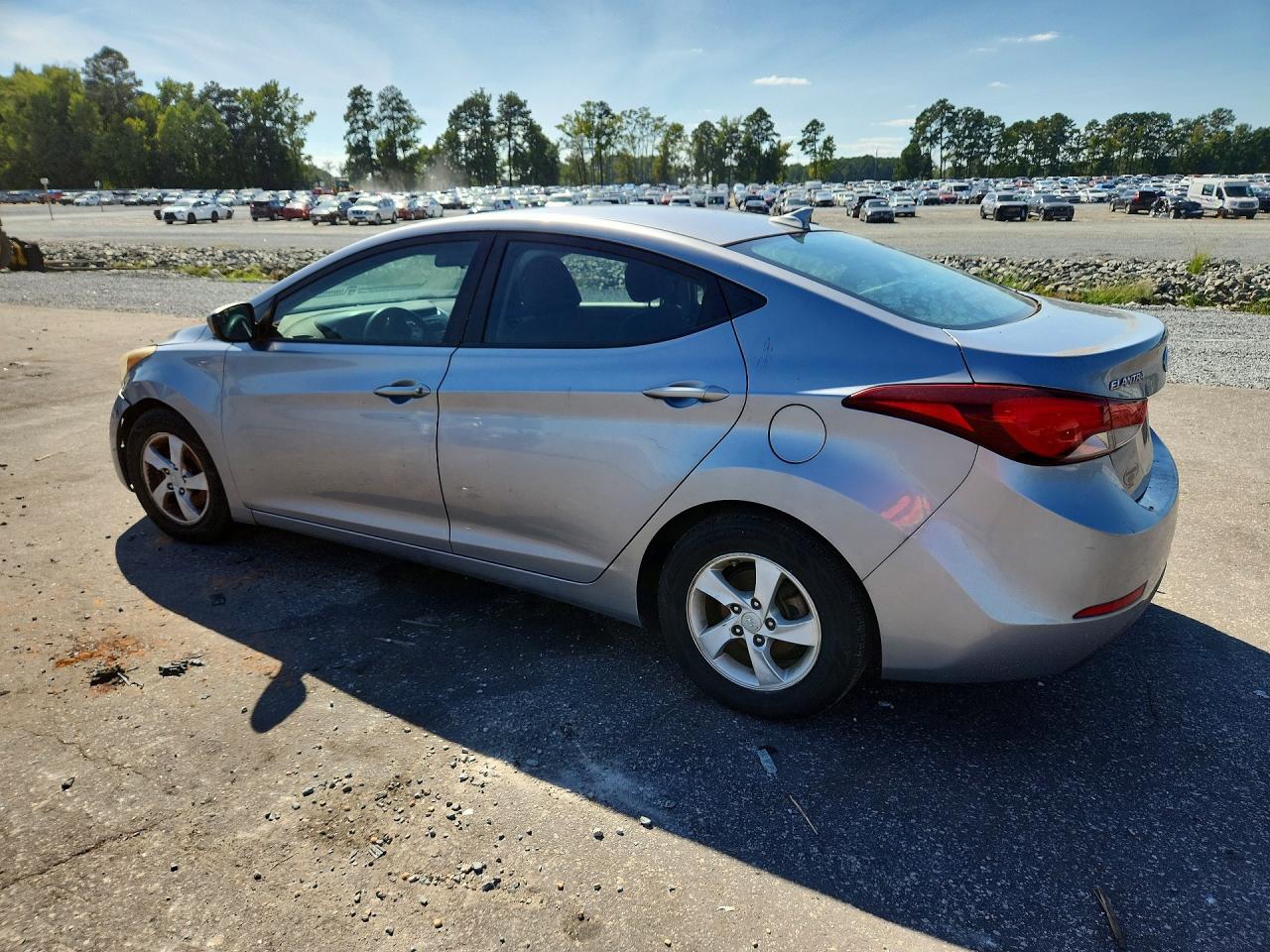2015 Hyundai Elantra Se Silver vin: 5NPDH4AE7FH650564