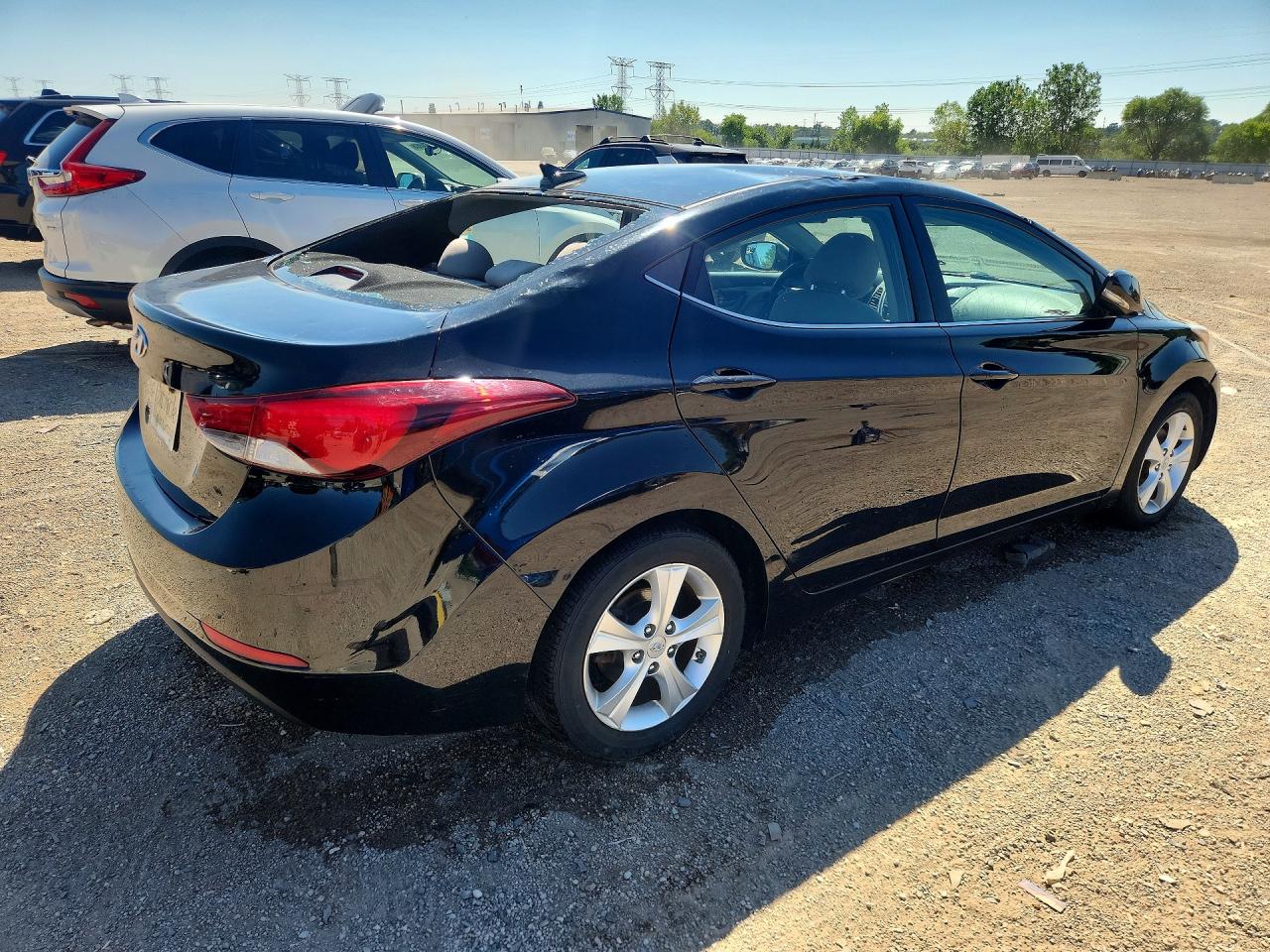 2016 Hyundai Elantra Value Edition Black vin: 5NPDH4AE7GH730318