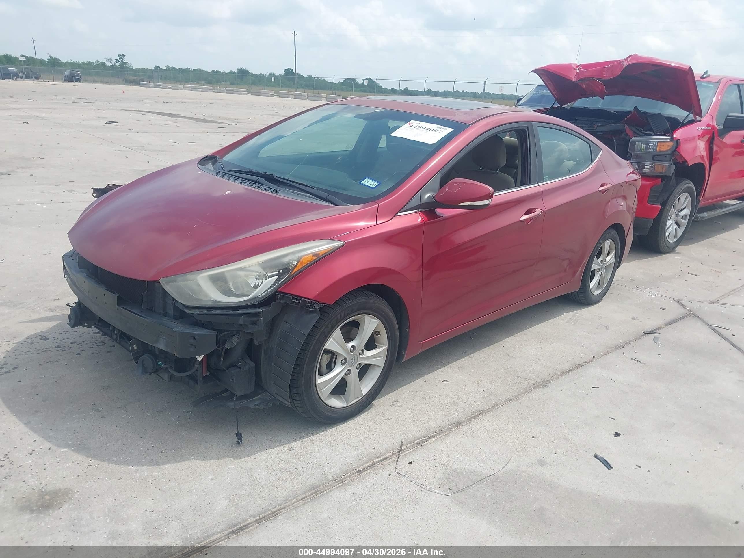 2016 Hyundai Elantra Value Edition Red vin: 5NPDH4AE7GH751511