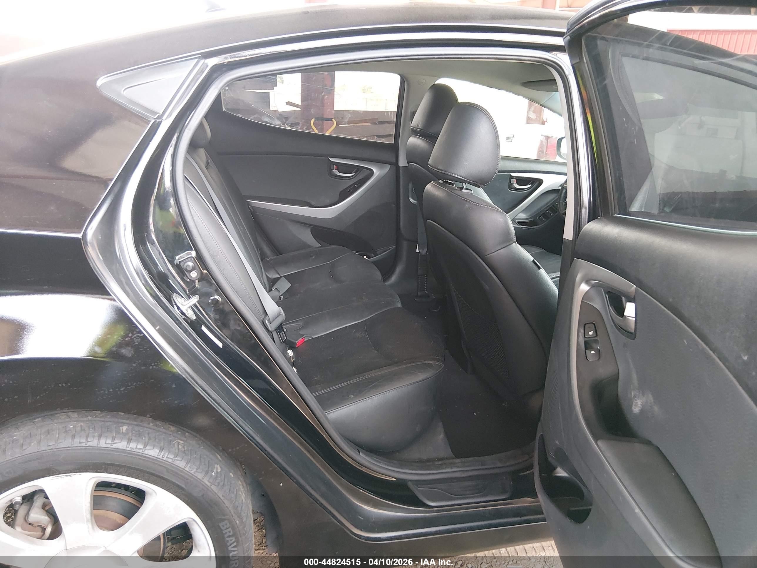 2011 Hyundai Elantra Limited Черный vin: 5NPDH4AE8BH005531