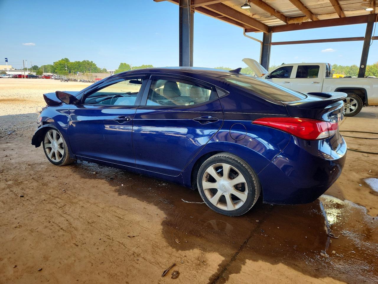 2011 Hyundai Elantra Limited Синий vin: 5NPDH4AE8BH006405