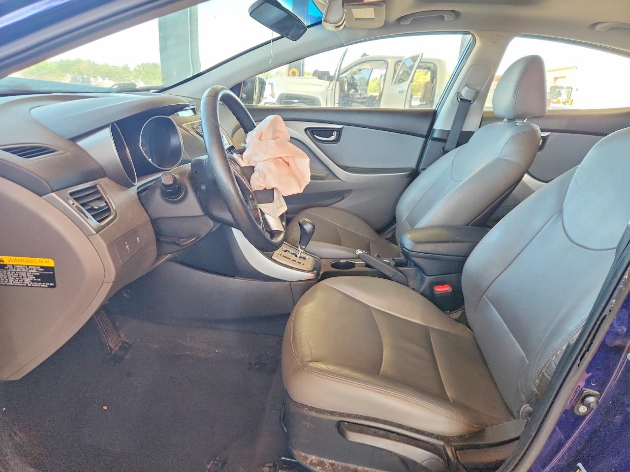 2011 Hyundai Elantra Limited Синий vin: 5NPDH4AE8BH006405