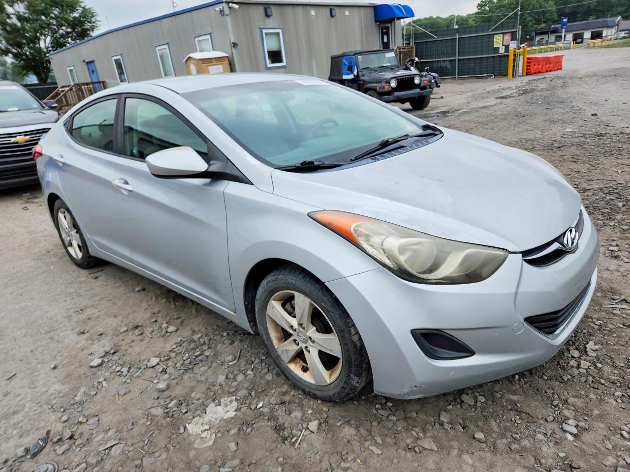 2011 Hyundai Elantra Gls Silver vin: 5NPDH4AE8BH007280