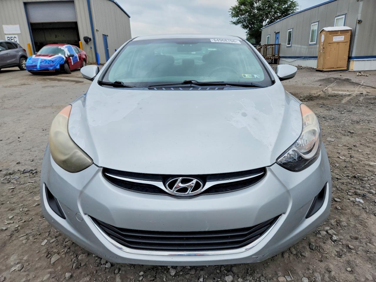 2011 Hyundai Elantra Gls Silver vin: 5NPDH4AE8BH007280