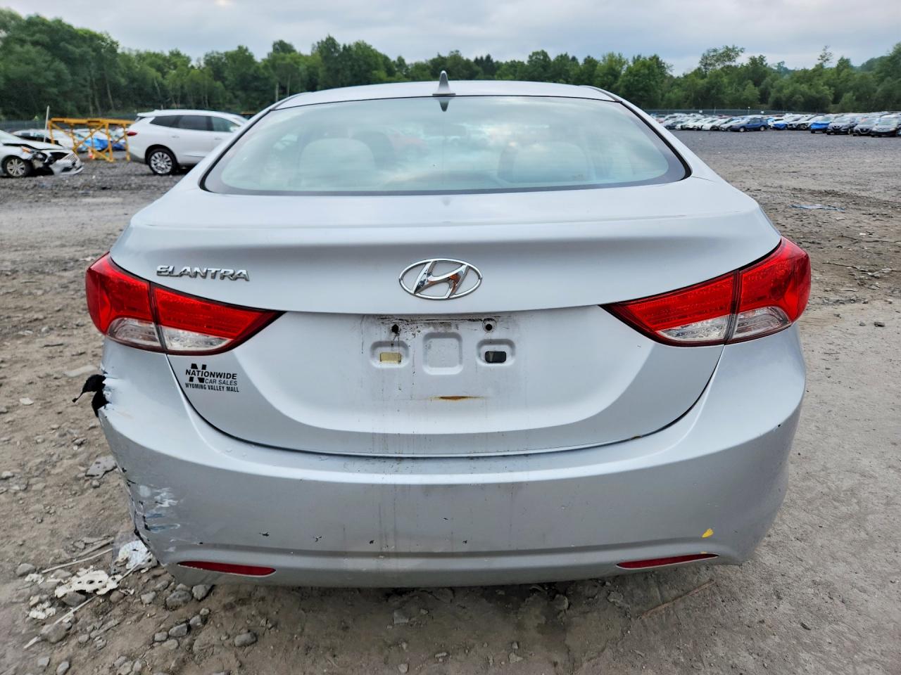 2011 Hyundai Elantra Gls Silver vin: 5NPDH4AE8BH007280