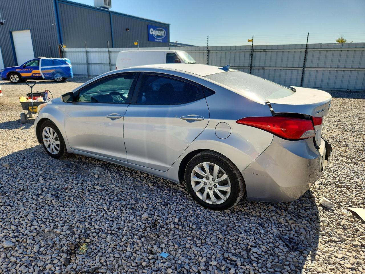 2011 Hyundai Elantra Gls Gray vin: 5NPDH4AE8BH013659