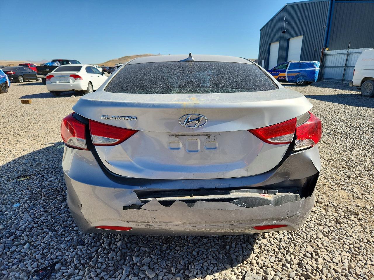 2011 Hyundai Elantra Gls Gray vin: 5NPDH4AE8BH013659