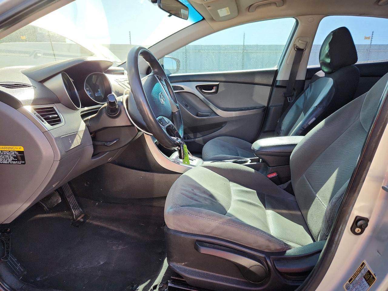2011 Hyundai Elantra Gls Gray vin: 5NPDH4AE8BH013659