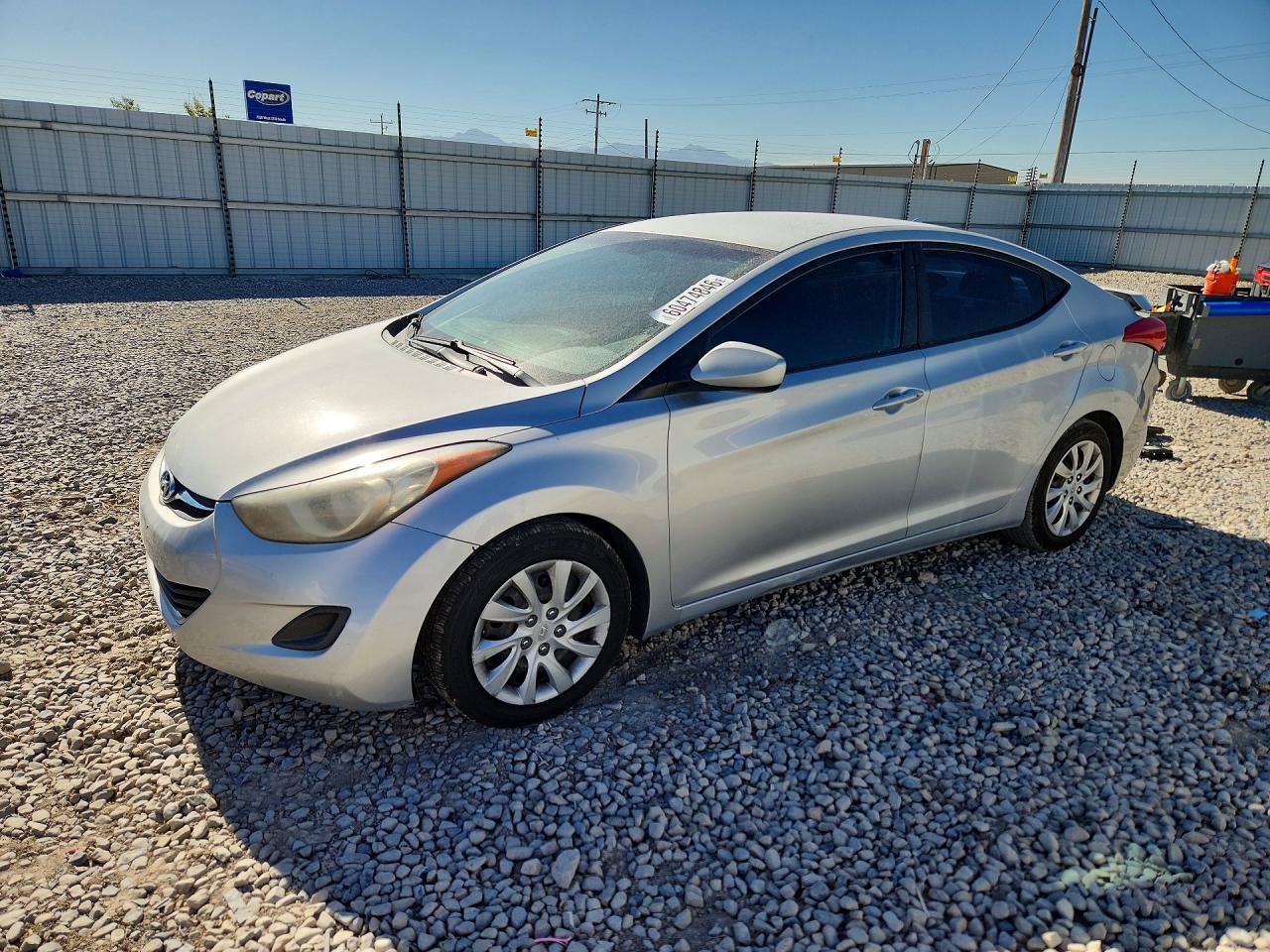 2011 Hyundai Elantra Gls Gray vin: 5NPDH4AE8BH013659