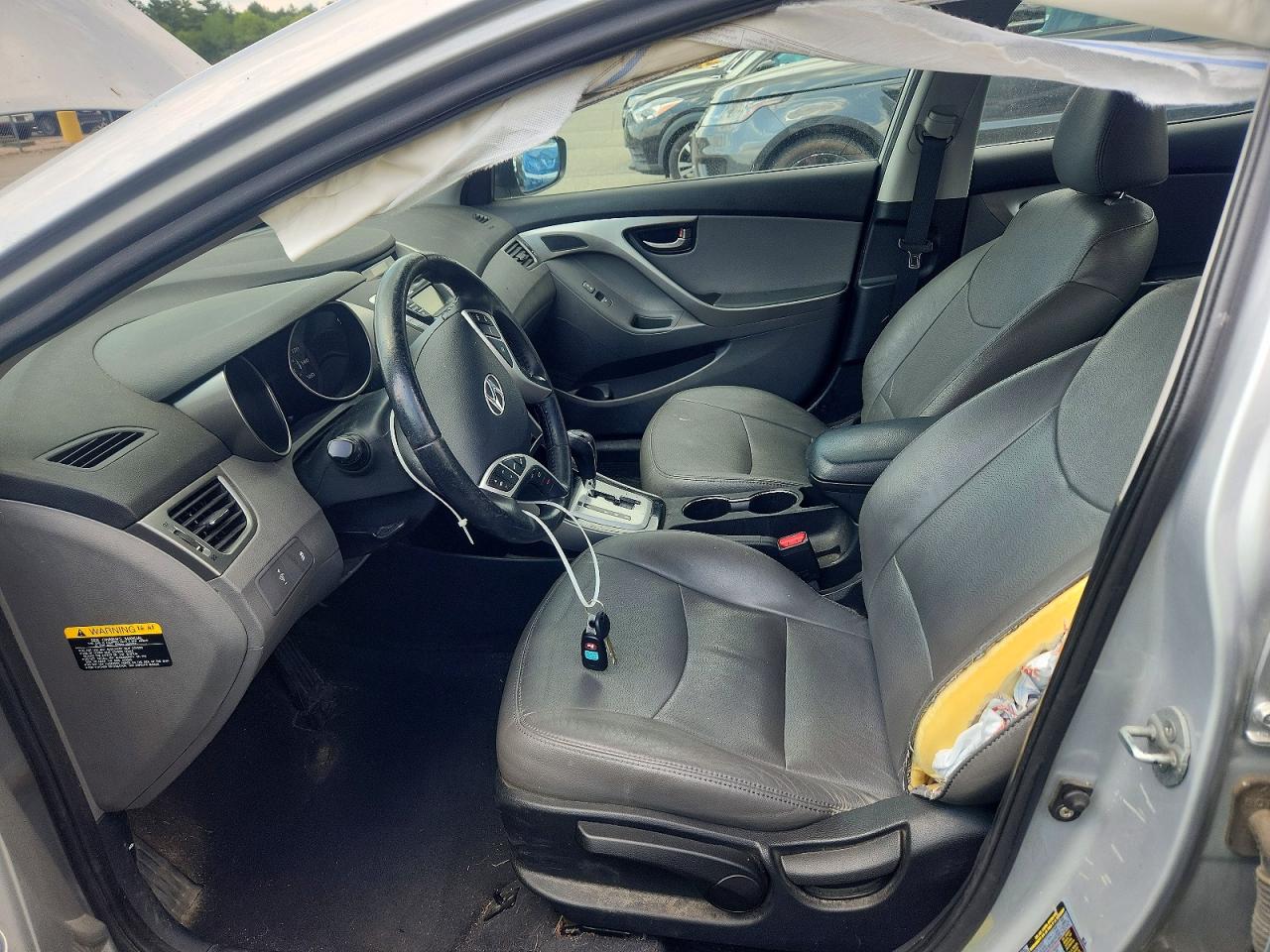 2011 Hyundai Elantra Limited Silver vin: 5NPDH4AE8BH020059