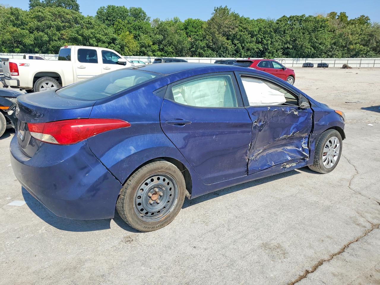 2011 Hyundai Elantra Gls Blue vin: 5NPDH4AE8BH023351