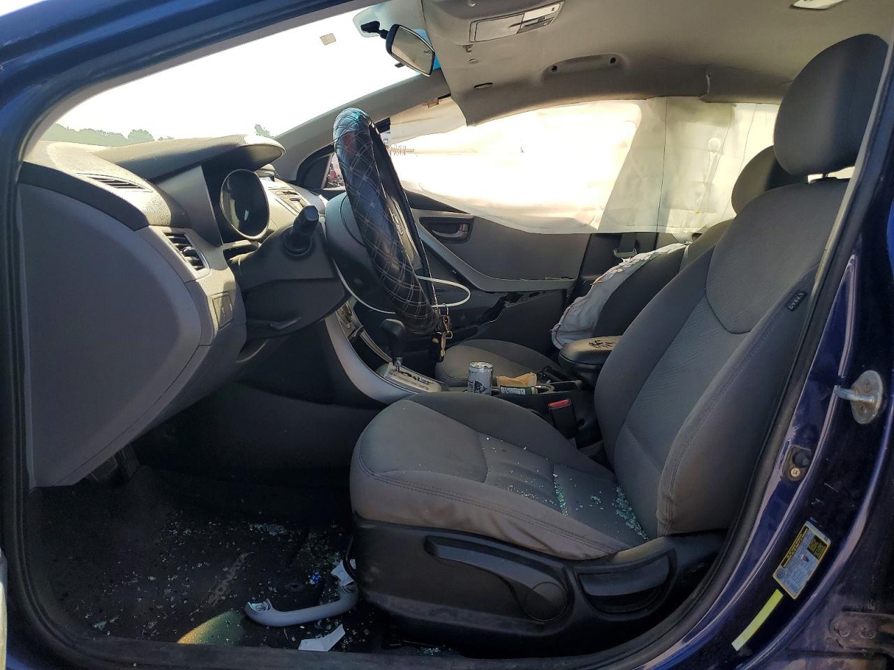 2011 Hyundai Elantra Gls Blue vin: 5NPDH4AE8BH023351