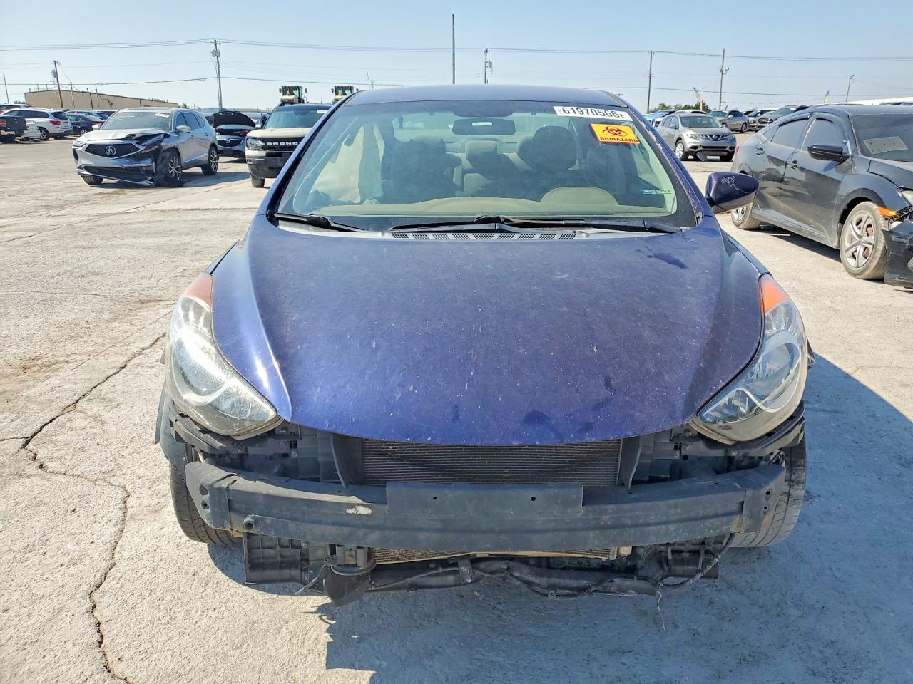 2011 Hyundai Elantra Gls Blue vin: 5NPDH4AE8BH023351