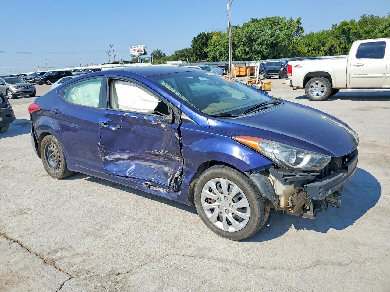 2011 Hyundai Elantra Gls Blue vin: 5NPDH4AE8BH023351