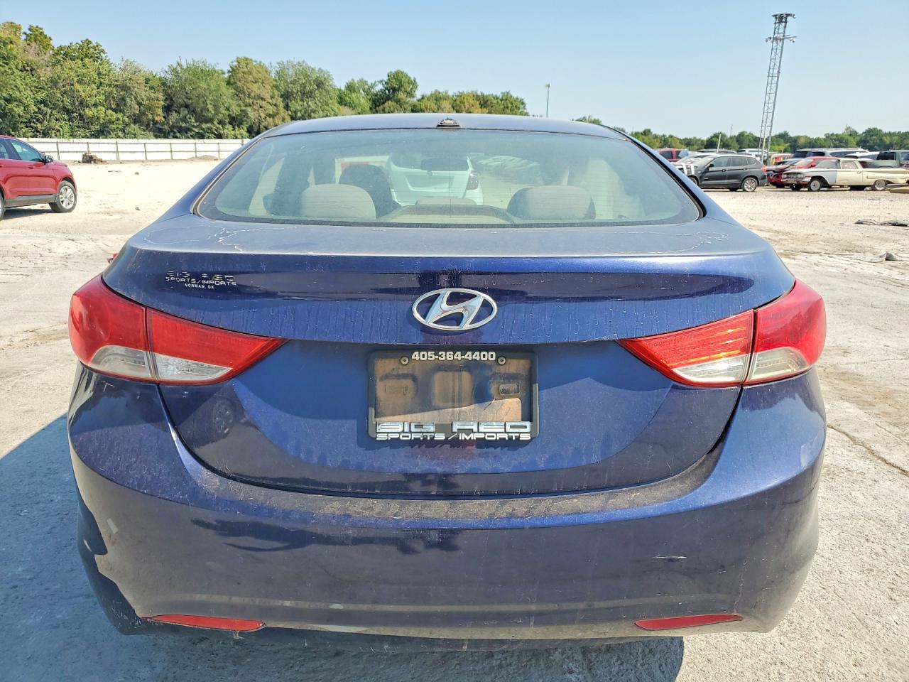 2011 Hyundai Elantra Gls Blue vin: 5NPDH4AE8BH023351