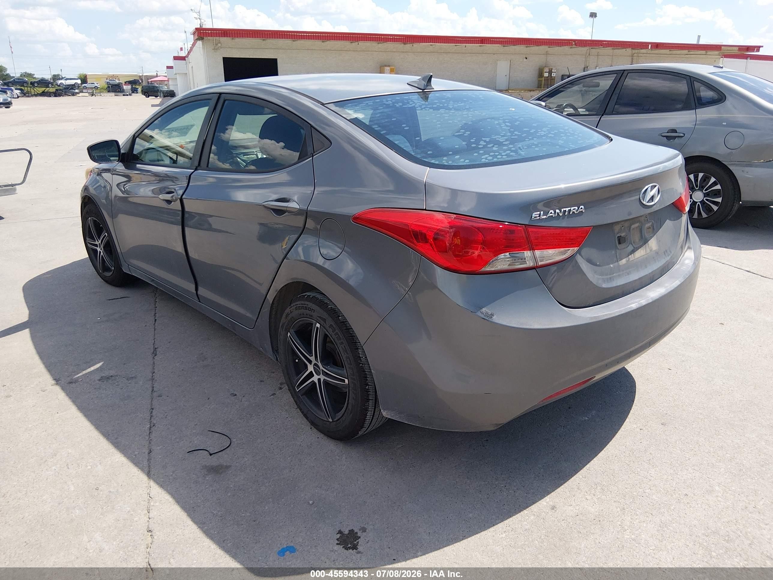 2011 Hyundai Elantra Gls Серый vin: 5NPDH4AE8BH036469