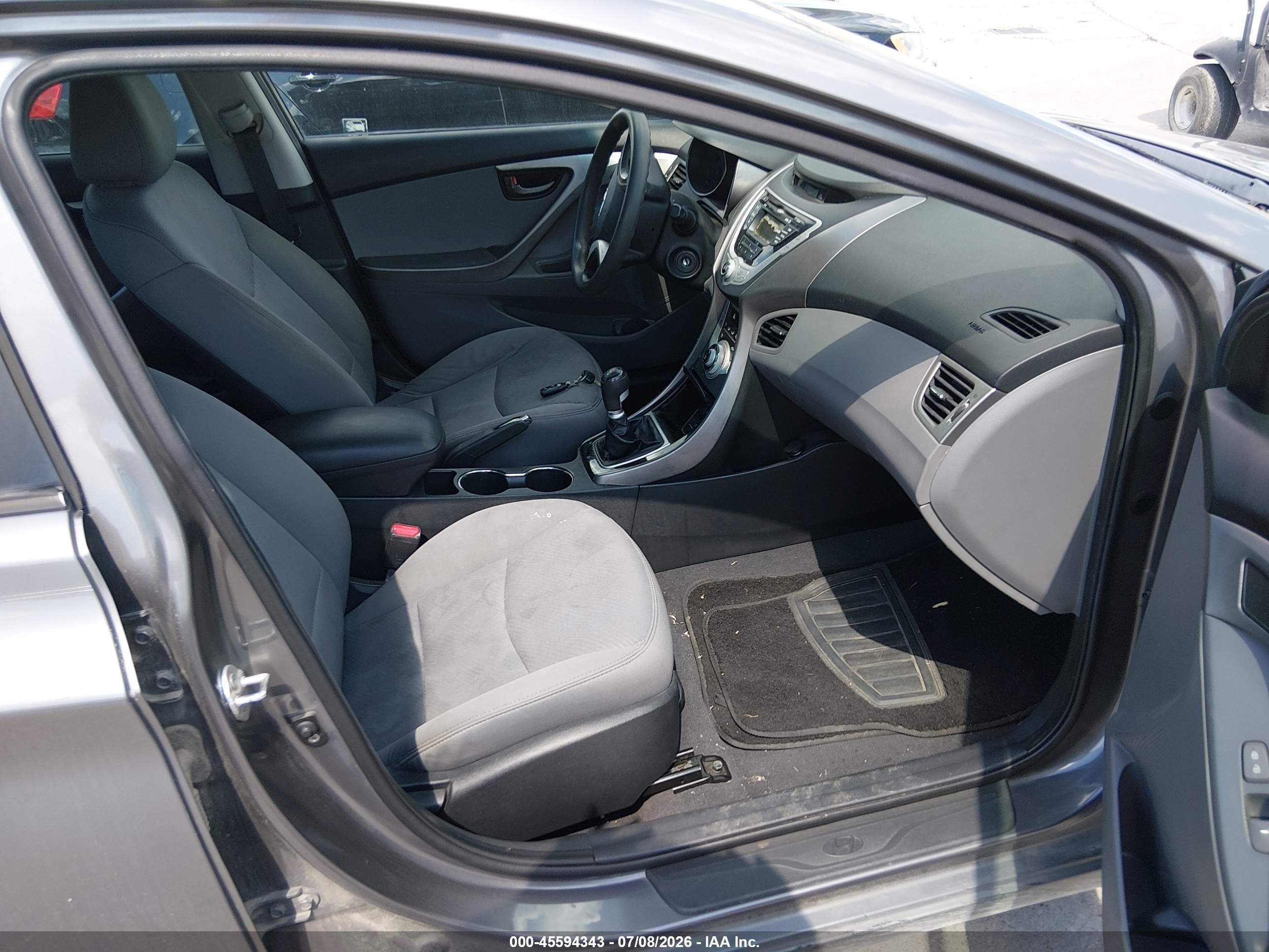2011 Hyundai Elantra Gls Серый vin: 5NPDH4AE8BH036469