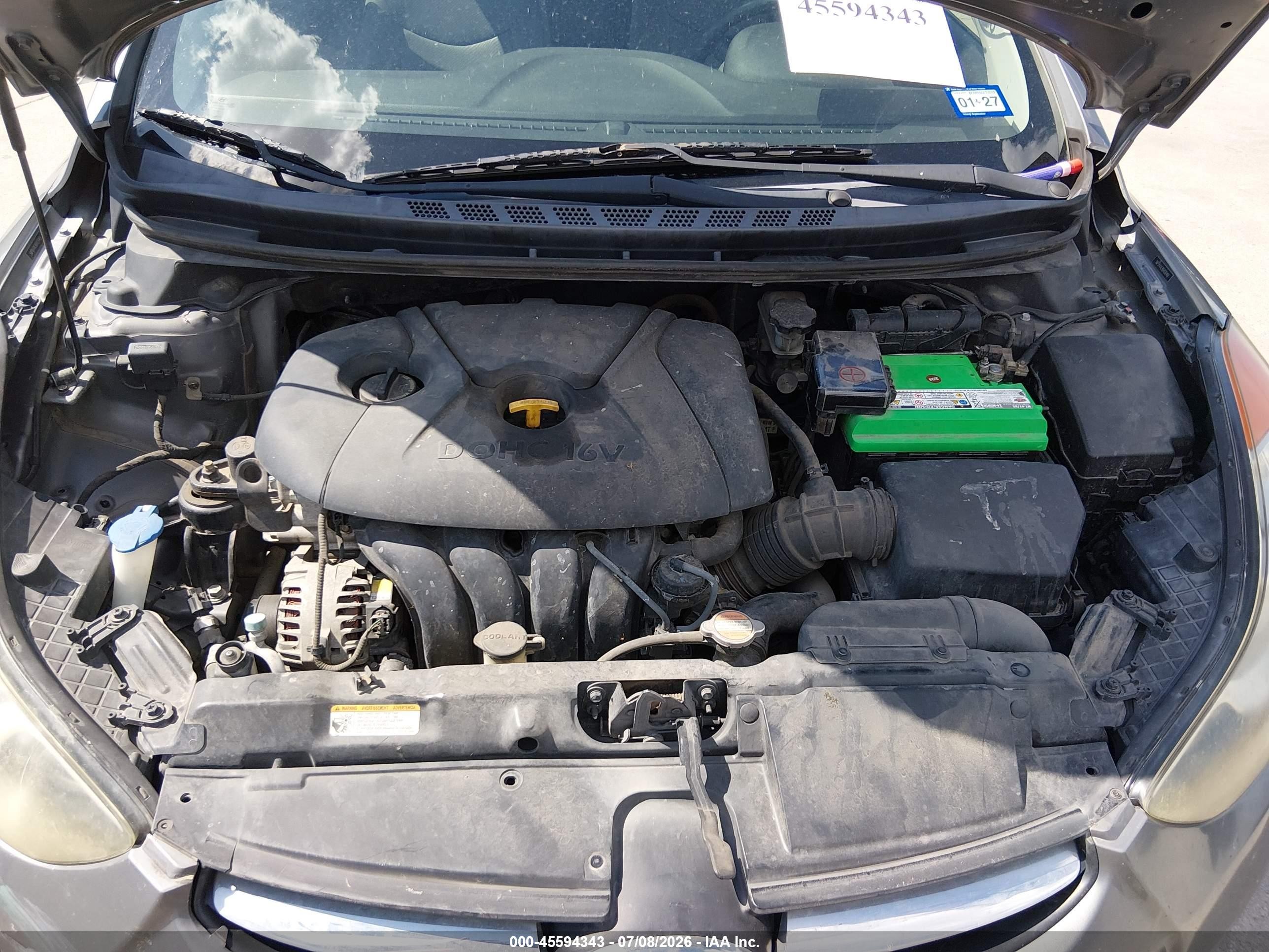 2011 Hyundai Elantra Gls Серый vin: 5NPDH4AE8BH036469
