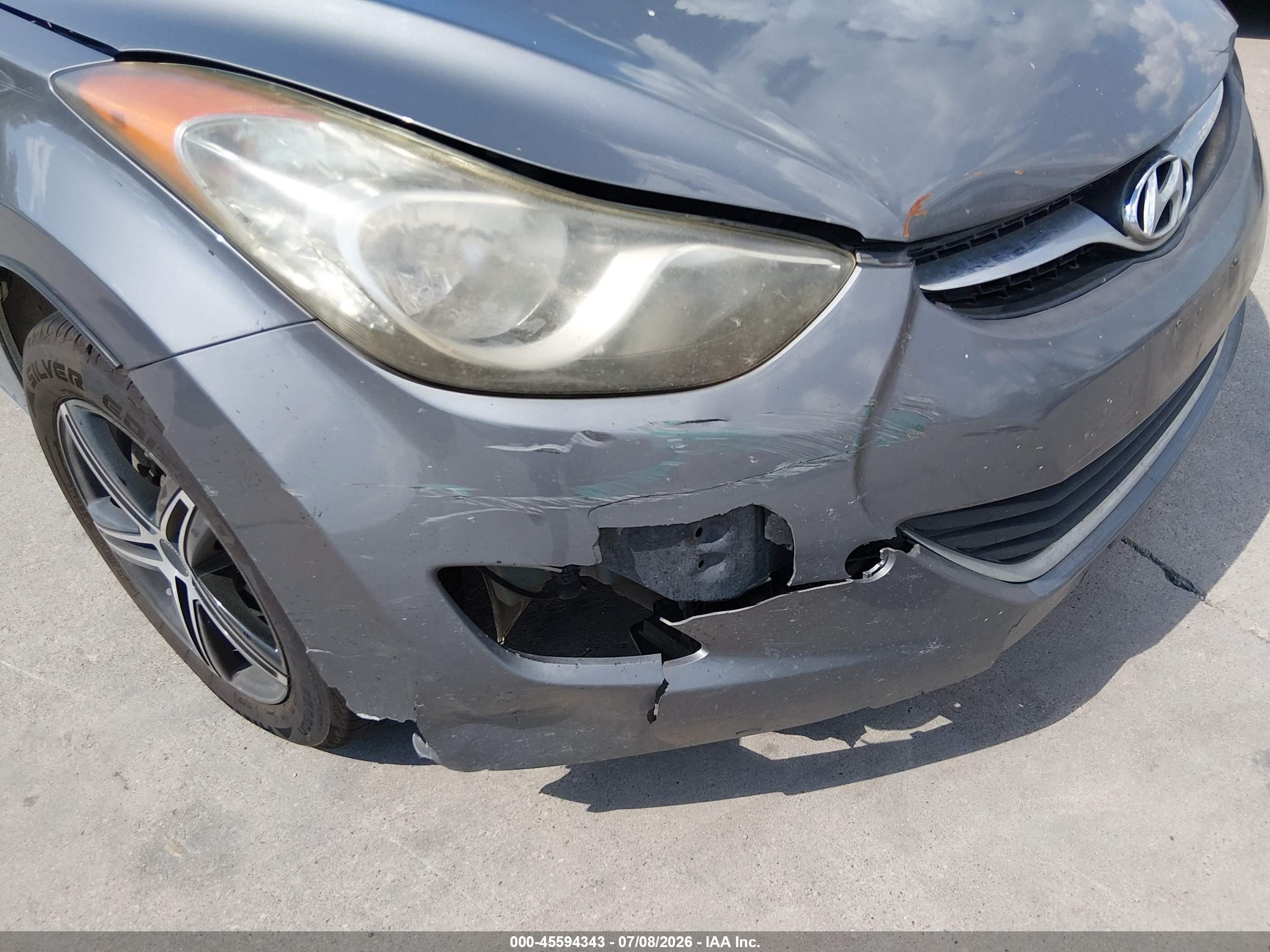 2011 Hyundai Elantra Gls Серый vin: 5NPDH4AE8BH036469