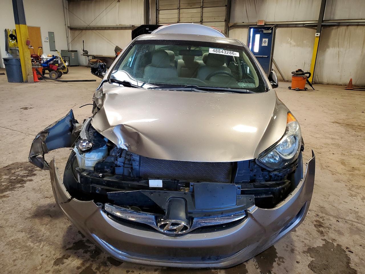 2011 Hyundai Elantra Gls Silver vin: 5NPDH4AE8BH040392