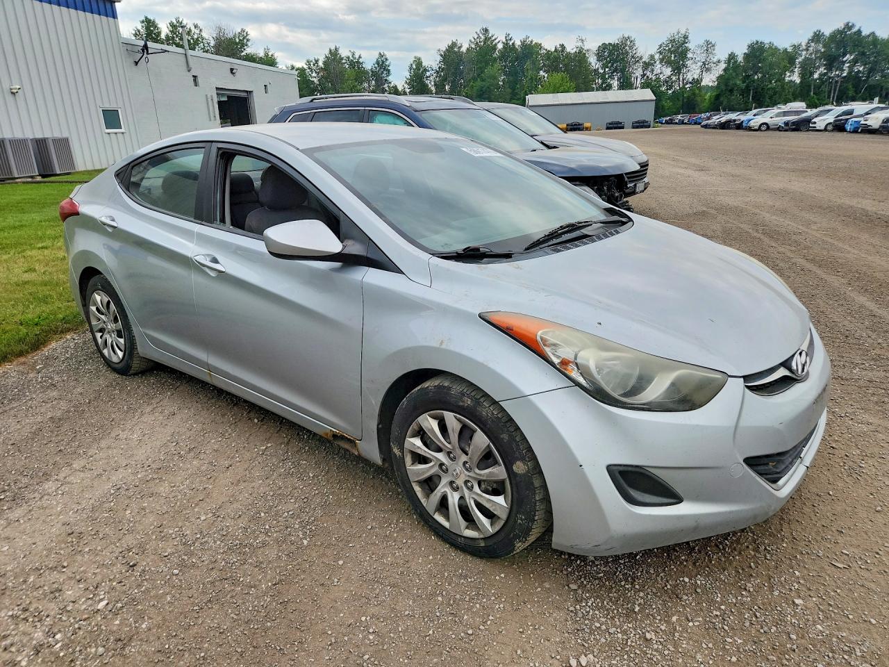 2011 Hyundai Elantra Gls Silver vin: 5NPDH4AE8BH040599