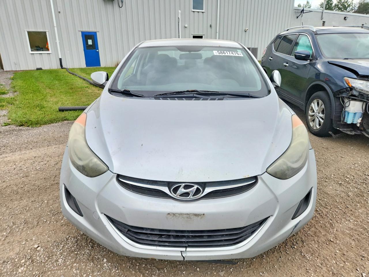 2011 Hyundai Elantra Gls Silver vin: 5NPDH4AE8BH040599