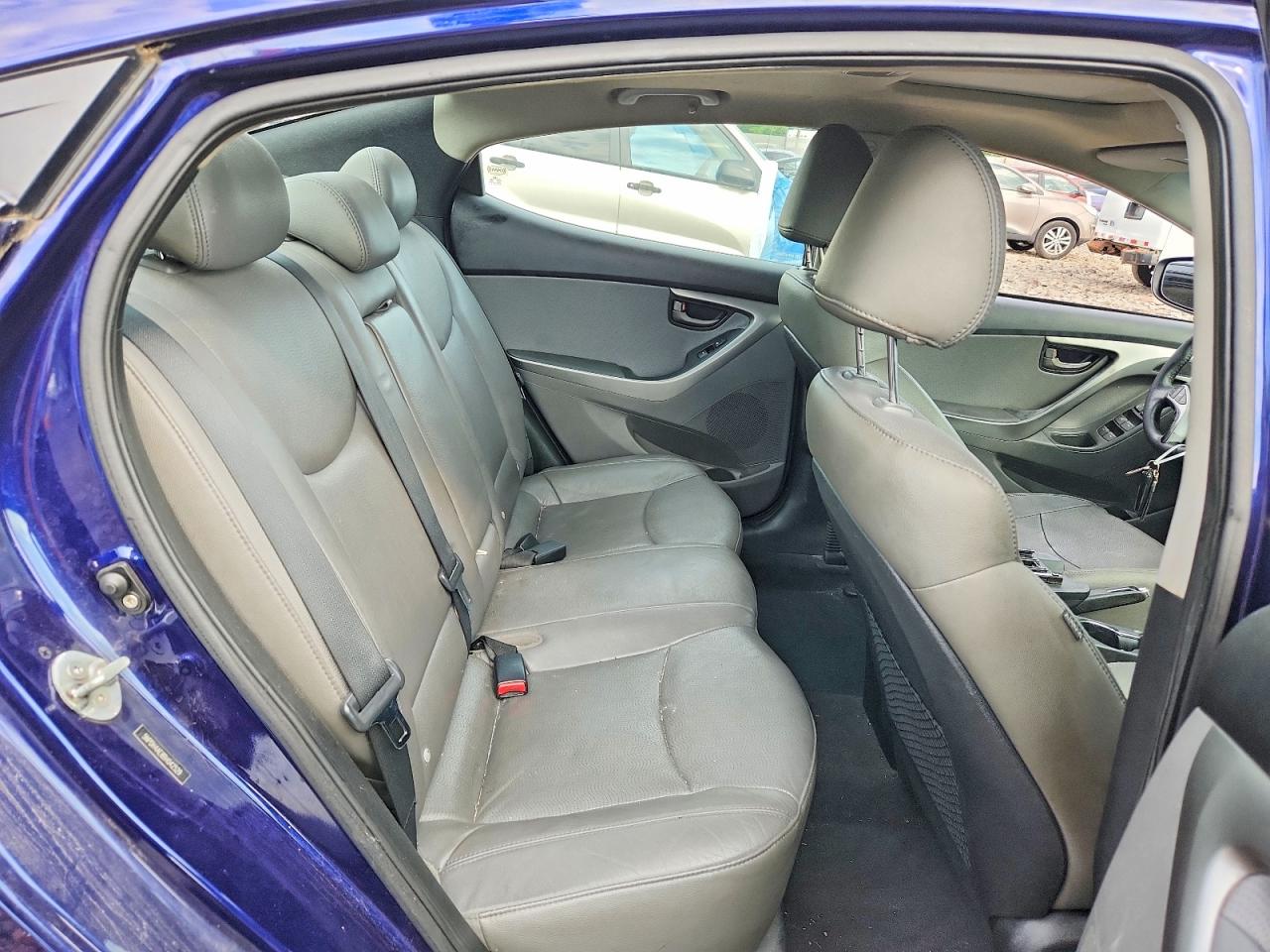 2011 Hyundai Elantra Limited Blue vin: 5NPDH4AE8BH042529