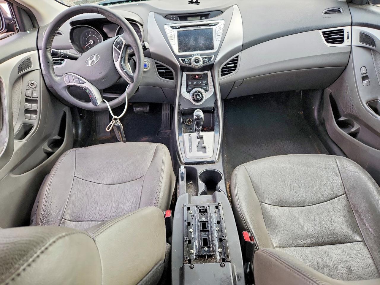 2011 Hyundai Elantra Limited Blue vin: 5NPDH4AE8BH042529