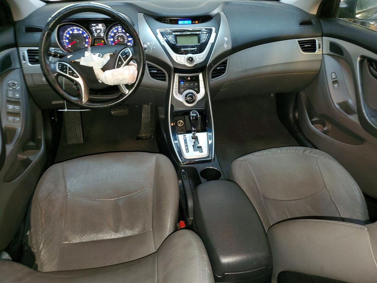 2011 Hyundai Elantra Limited Black vin: 5NPDH4AE8BH049268
