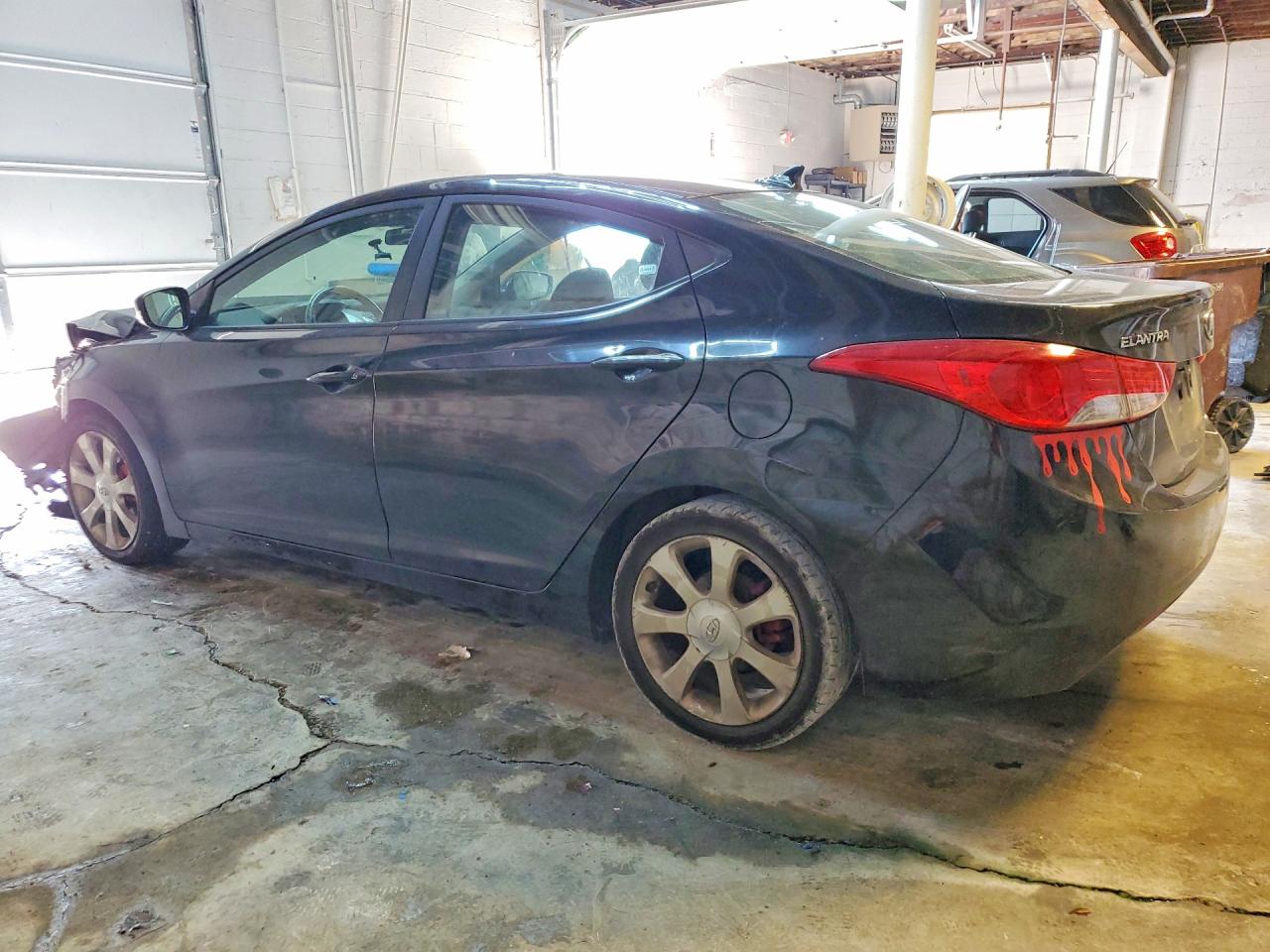2011 Hyundai Elantra Limited Black vin: 5NPDH4AE8BH049268