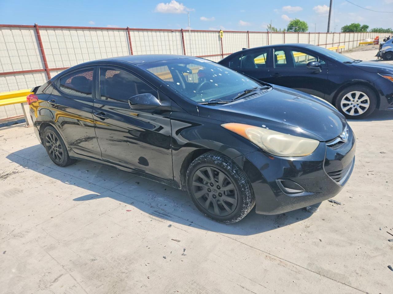 2011 Hyundai Elantra Gls Черный vin: 5NPDH4AE8BH053028