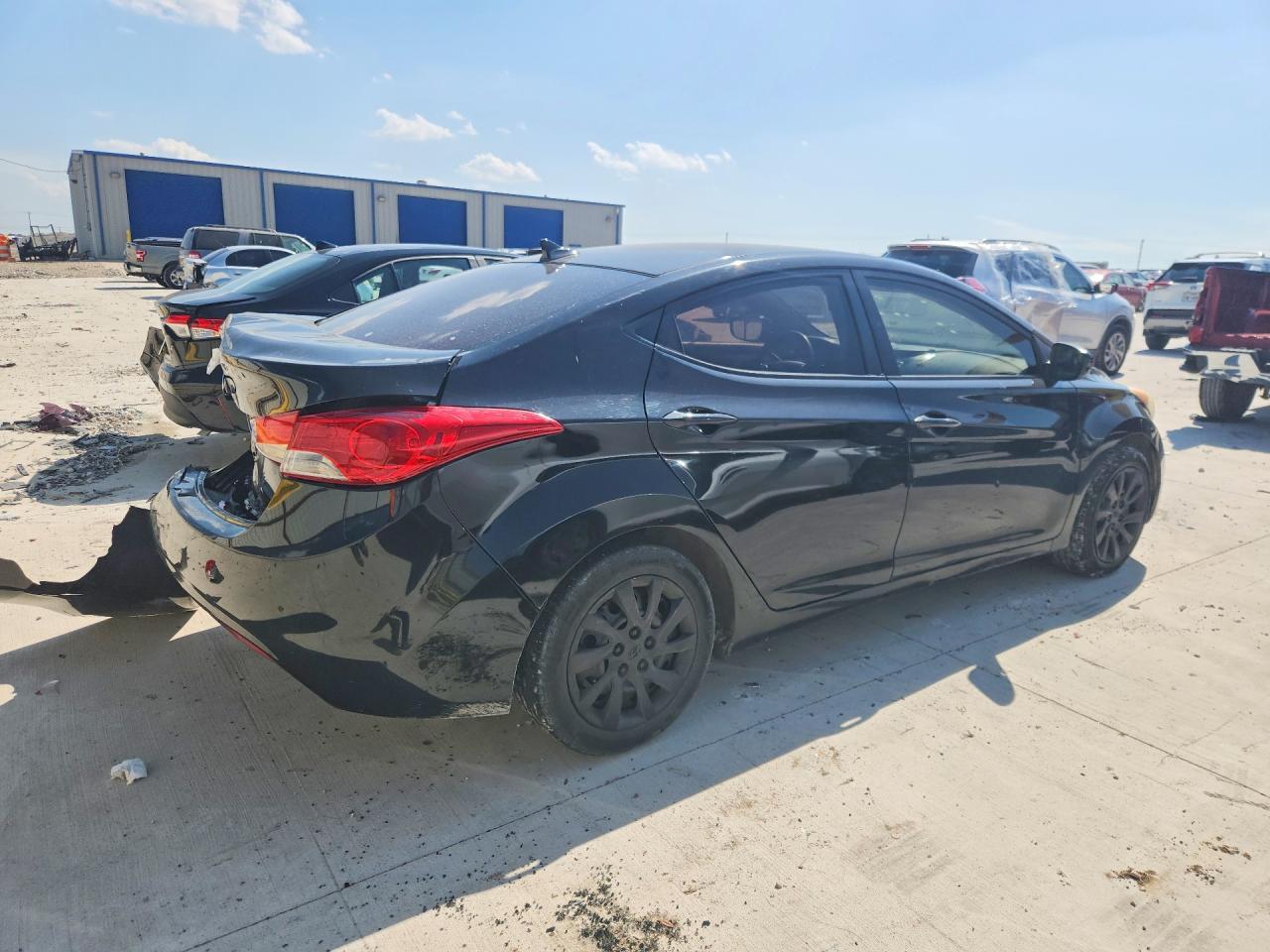 2011 Hyundai Elantra Gls Черный vin: 5NPDH4AE8BH053028