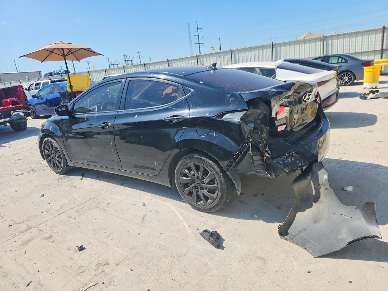 2011 Hyundai Elantra Gls Черный vin: 5NPDH4AE8BH053028