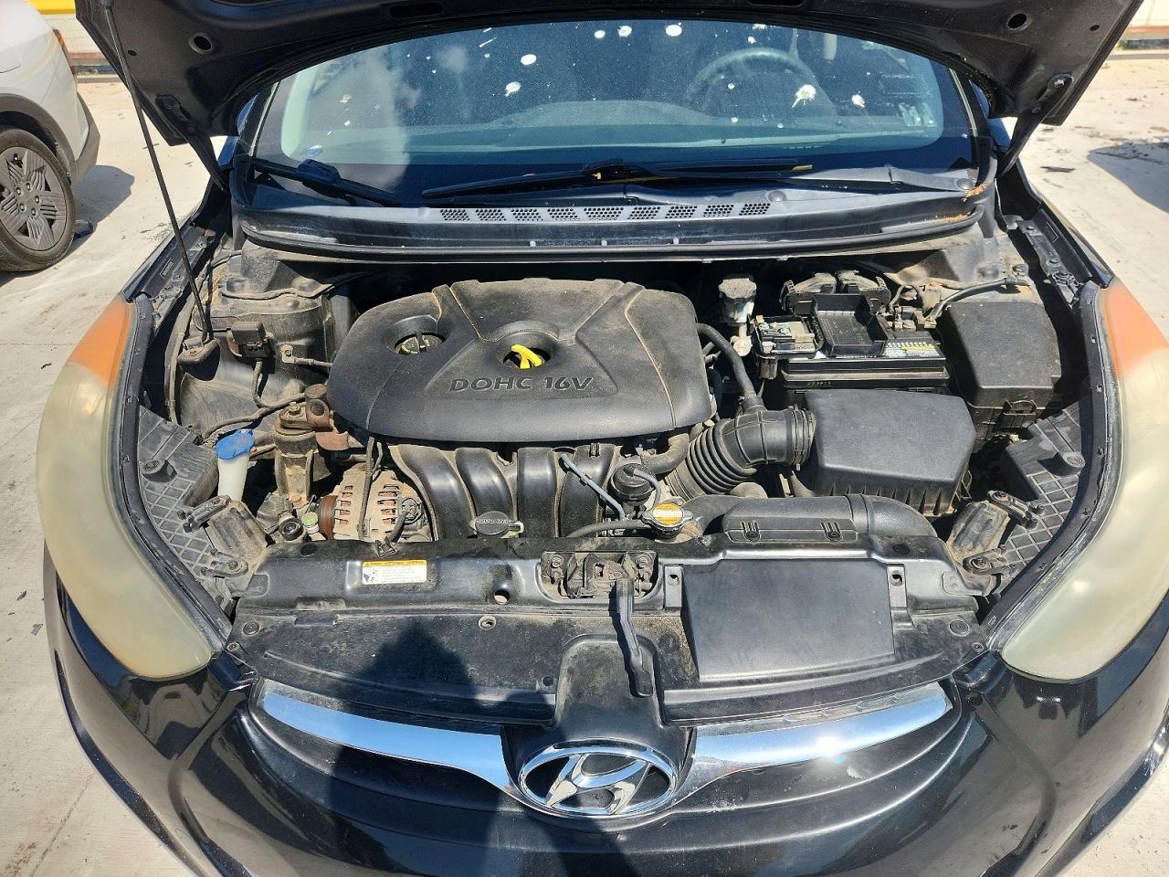 2011 Hyundai Elantra Gls Черный vin: 5NPDH4AE8BH053028