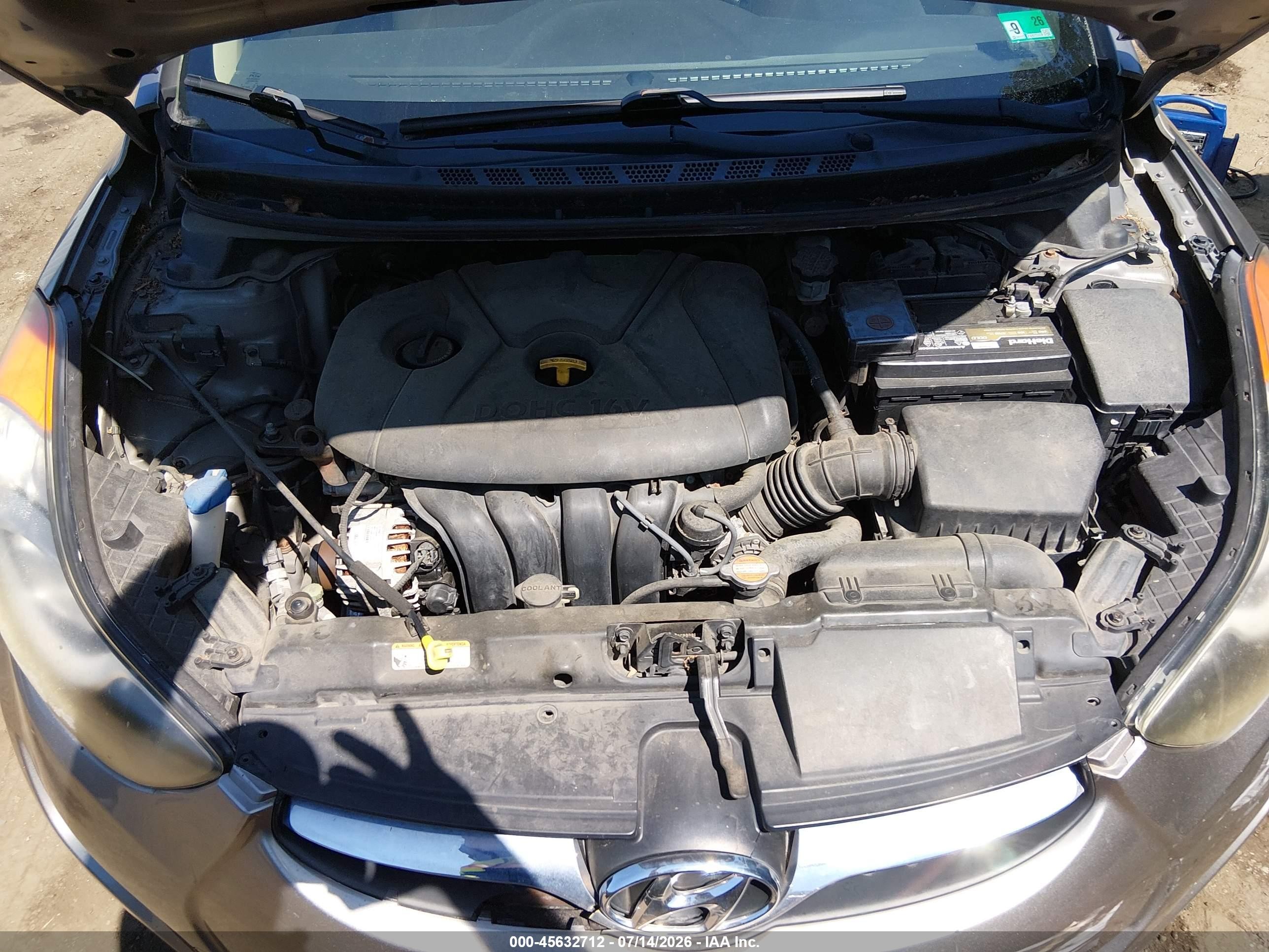 2011 Hyundai Elantra Gls Gold vin: 5NPDH4AE8BH055247