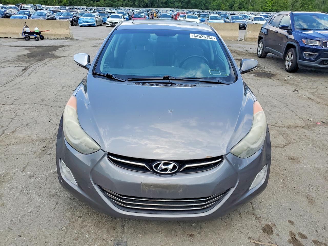 2011 Hyundai Elantra Limited Gray vin: 5NPDH4AE8BH056835