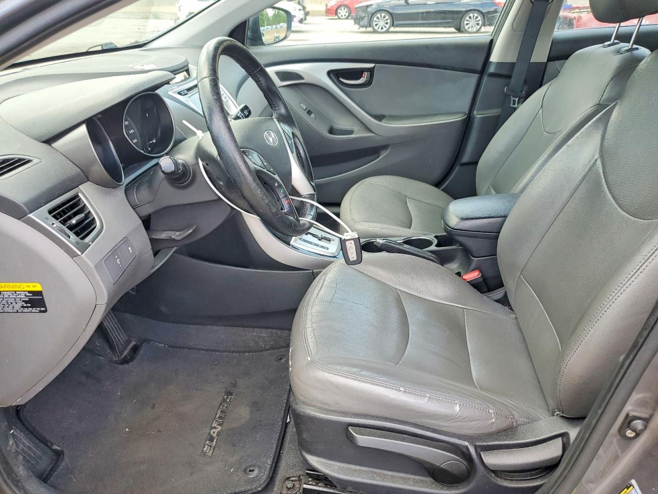 2011 Hyundai Elantra Limited Gray vin: 5NPDH4AE8BH056835