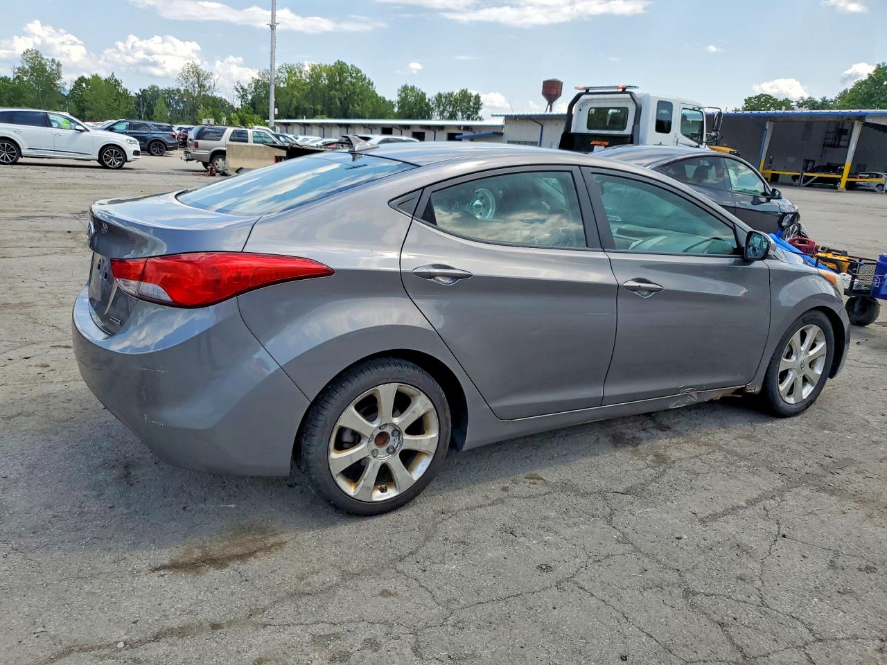2011 Hyundai Elantra Limited Gray vin: 5NPDH4AE8BH056835