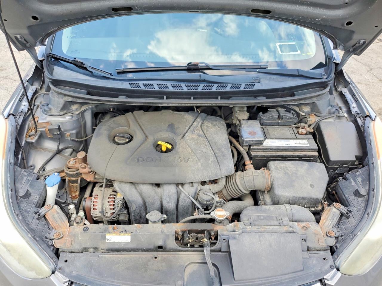 2011 Hyundai Elantra Limited Gray vin: 5NPDH4AE8BH056835