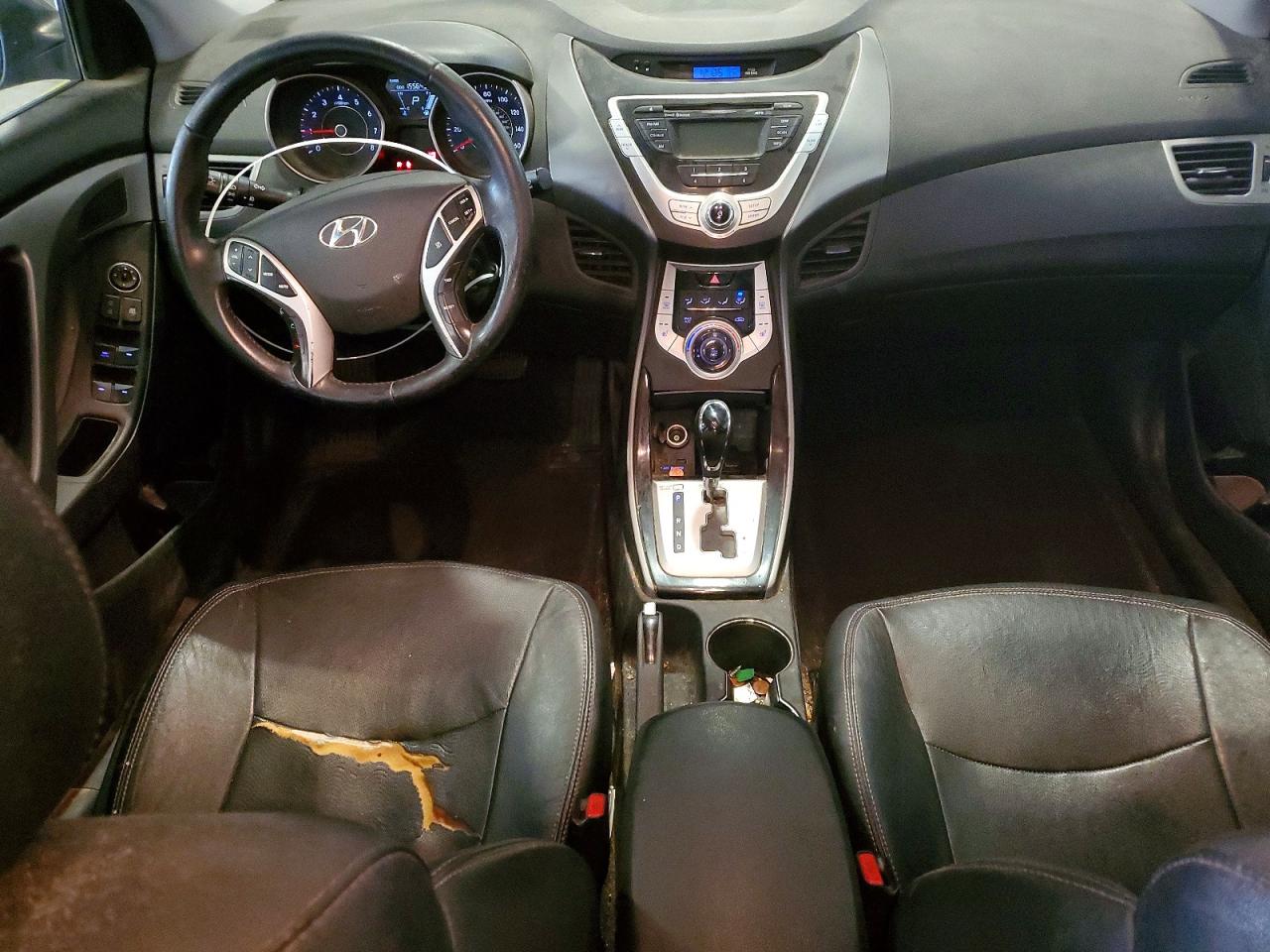 2011 Hyundai Elantra Limited Gray vin: 5NPDH4AE8BH056866